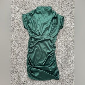 Glamaker satin dress, size L